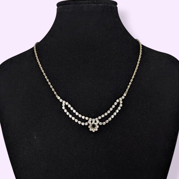 Jewelry - V. Dainty Rhinestone Necklace